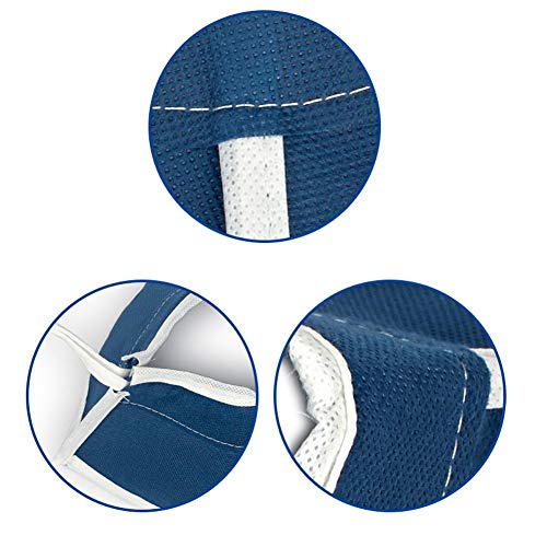 QIYADIN Pethouzz - Collar suave para recuperación de gatos, collar de cono de gato, cuello Elizabeth de tela no tejida, bucles, protector de heridas especialmente diseñado para gatos, fácil de comer y beber para gatos