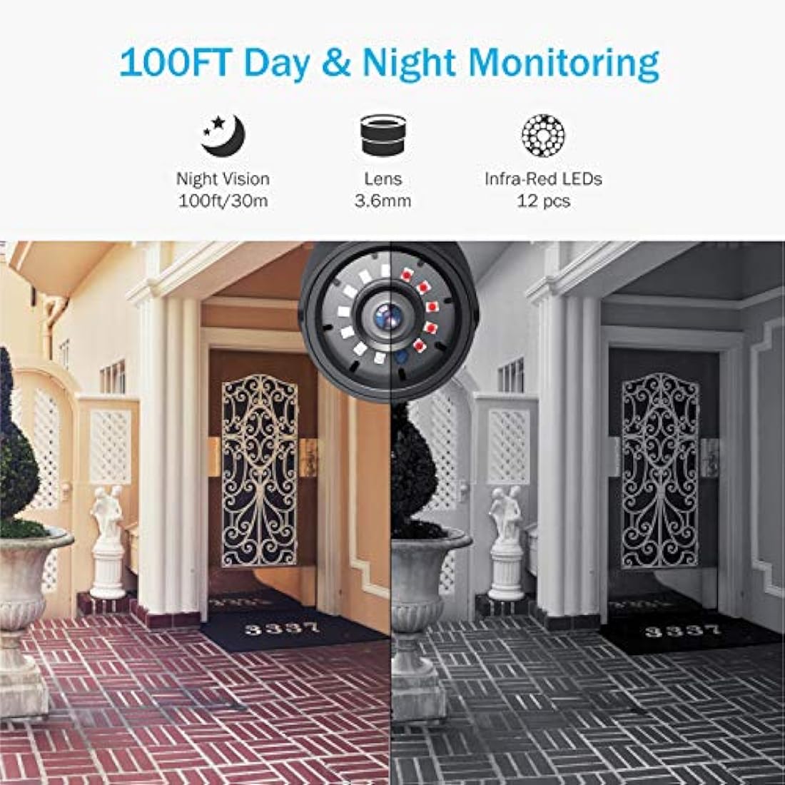 Cámara de seguridad AHD/TVI/CVI/CVBS ANNKE 1080P