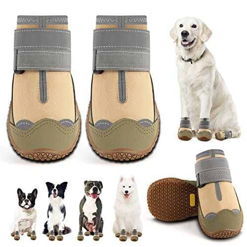 Botines de perro para pavimento caliente, impermeables