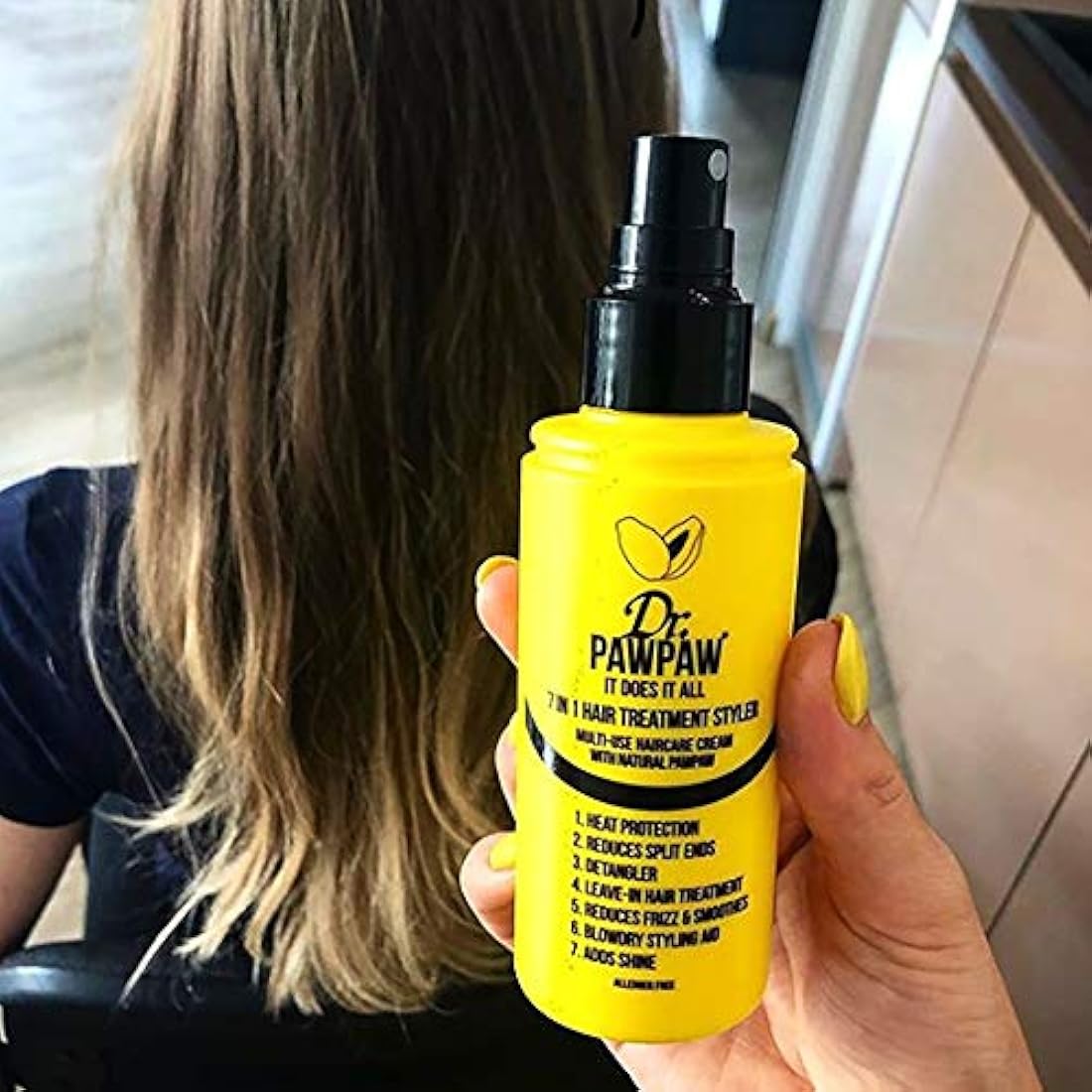 Estilizador de tratamiento para el cabello Protector  calor