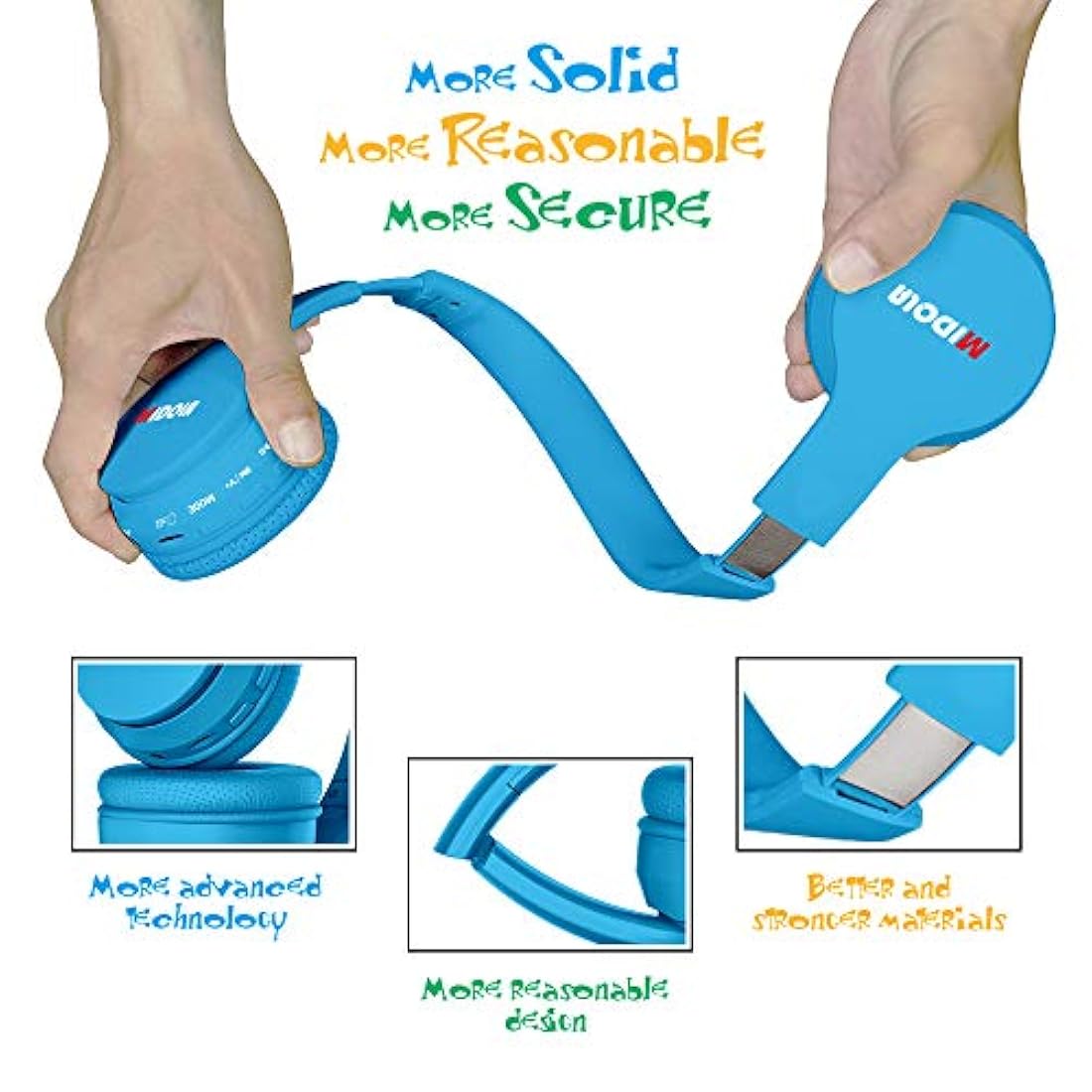 Auriculares Inalámbrico con Bluetooth para niños. MIDOLA