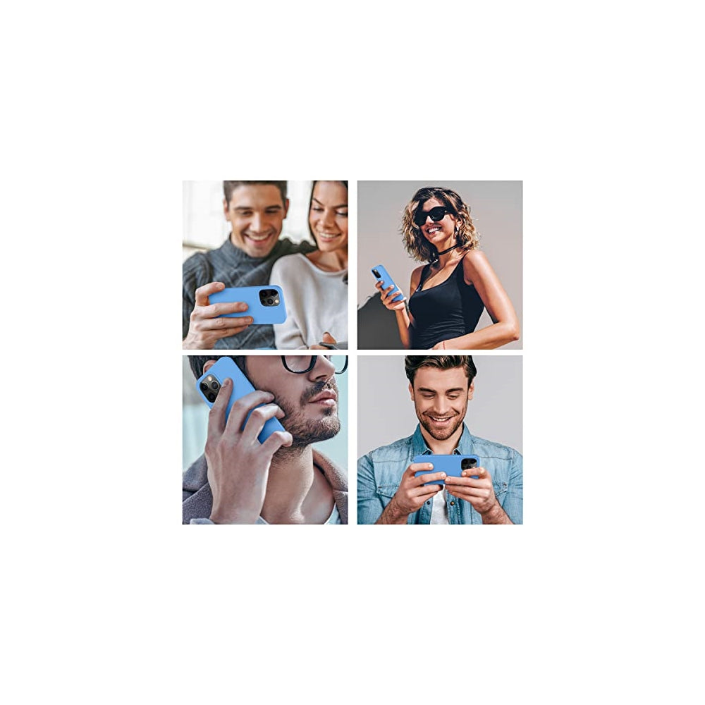 Fundas y Estuches de silicona para iPhone 13 Pro Azul