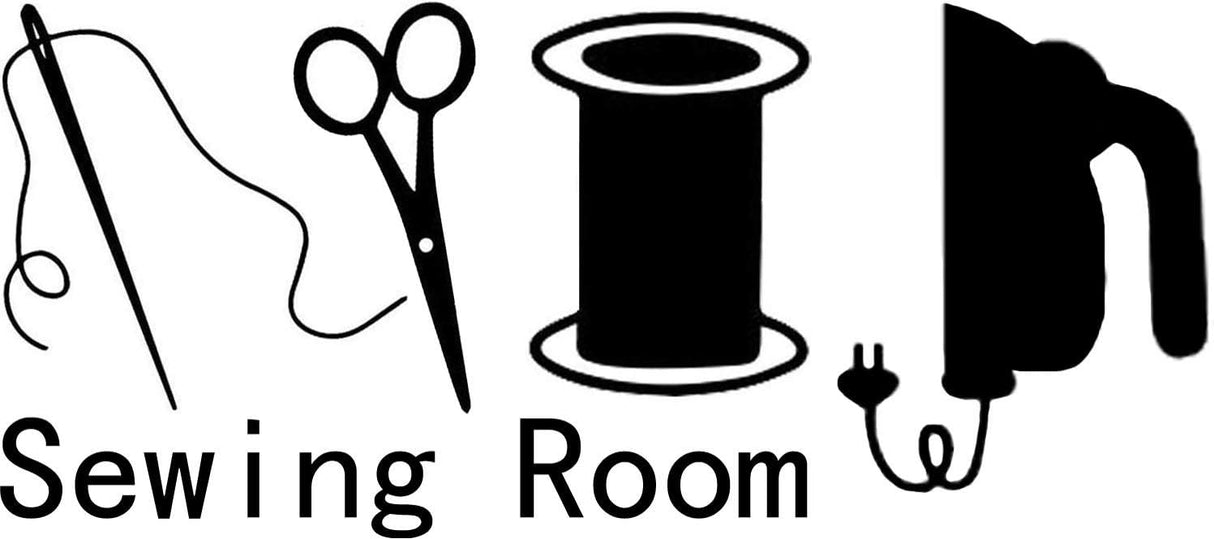 Vinilo Decorativo BIBITIME Taller de Costura 15.7x35.4