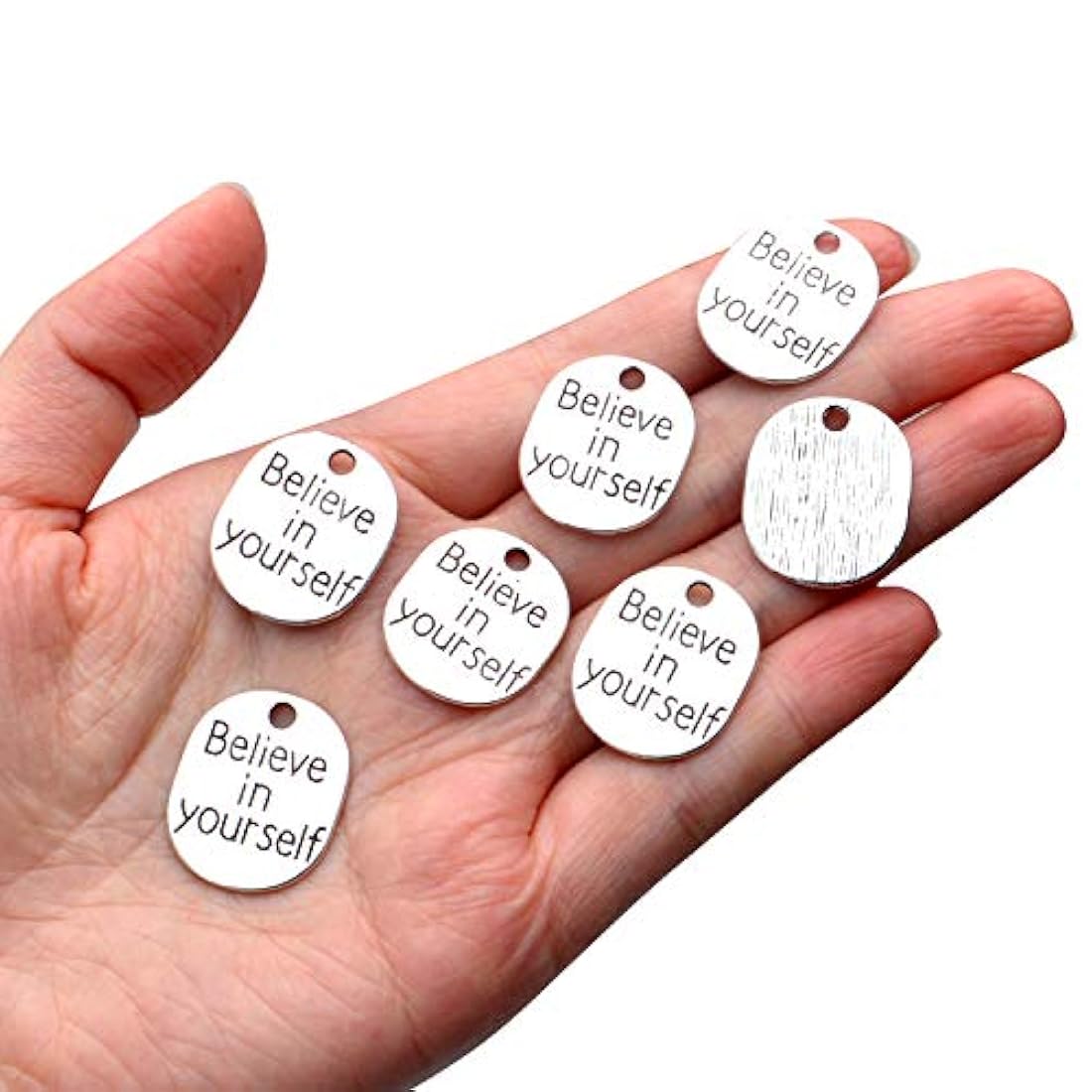 Dijes y Medallas Colgante de palabras inspiradoras, 30 pcs