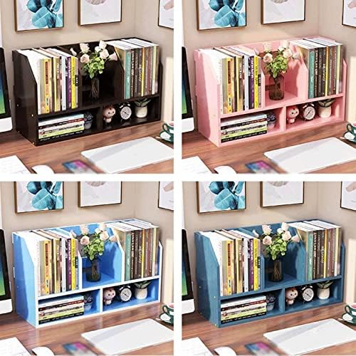 Estantería de Madera 2 Niveles Bookshelf, Minimalista, Ahorra Espacio