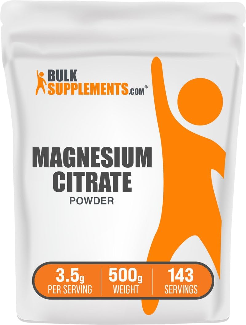 Suplemento de Magnesio en Polvo - BulkSupplements 1 kg