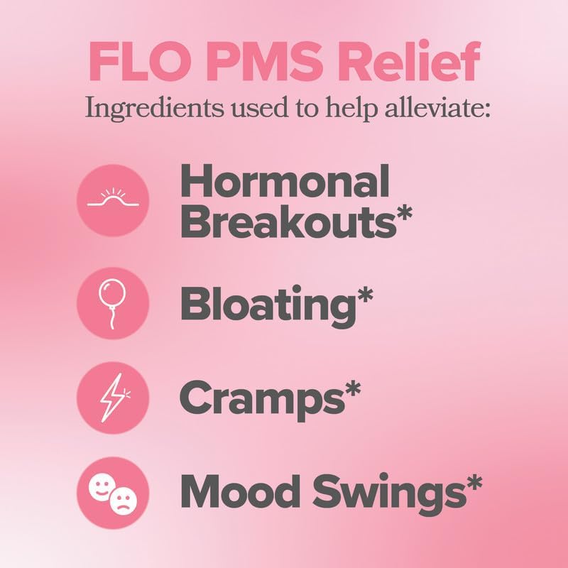 Vitaminas PMS para Mujeres Alivio del Síndrome Premenstrual