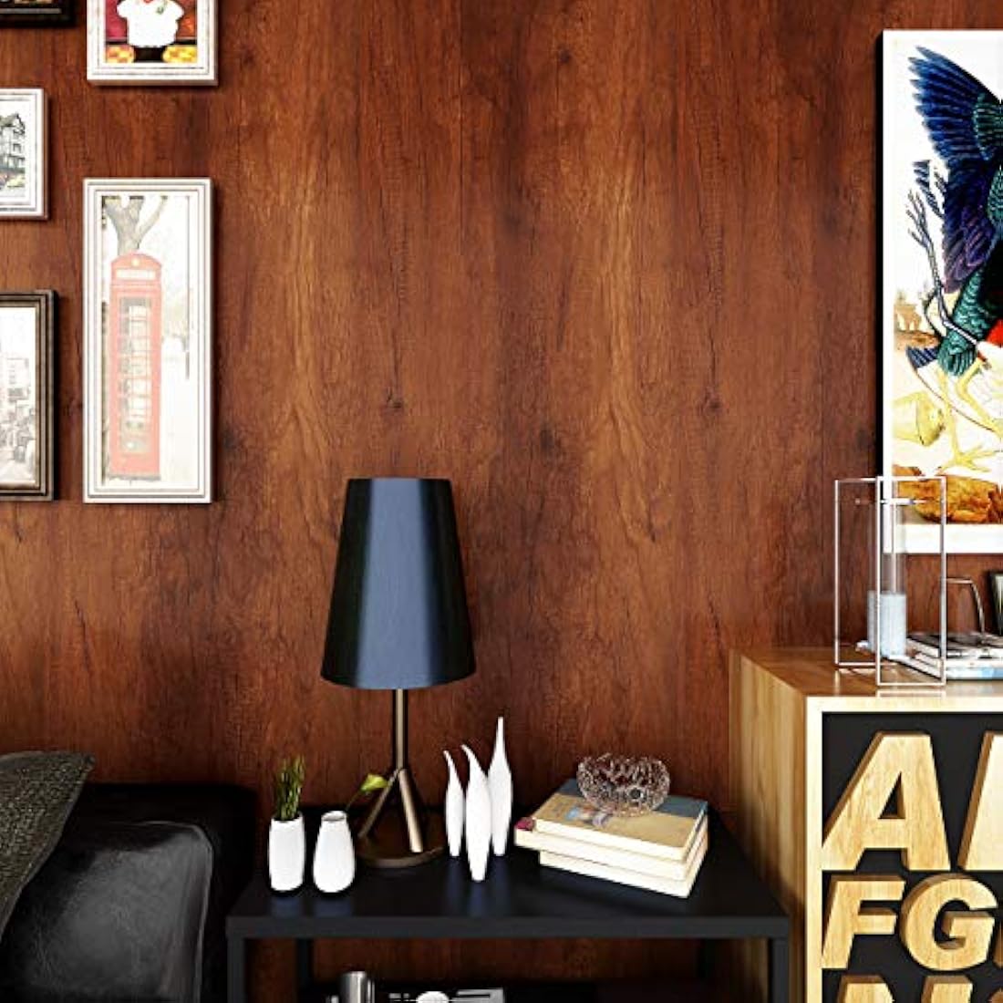 Livelynine Decoraciones de papel de pared extraíbles Forro