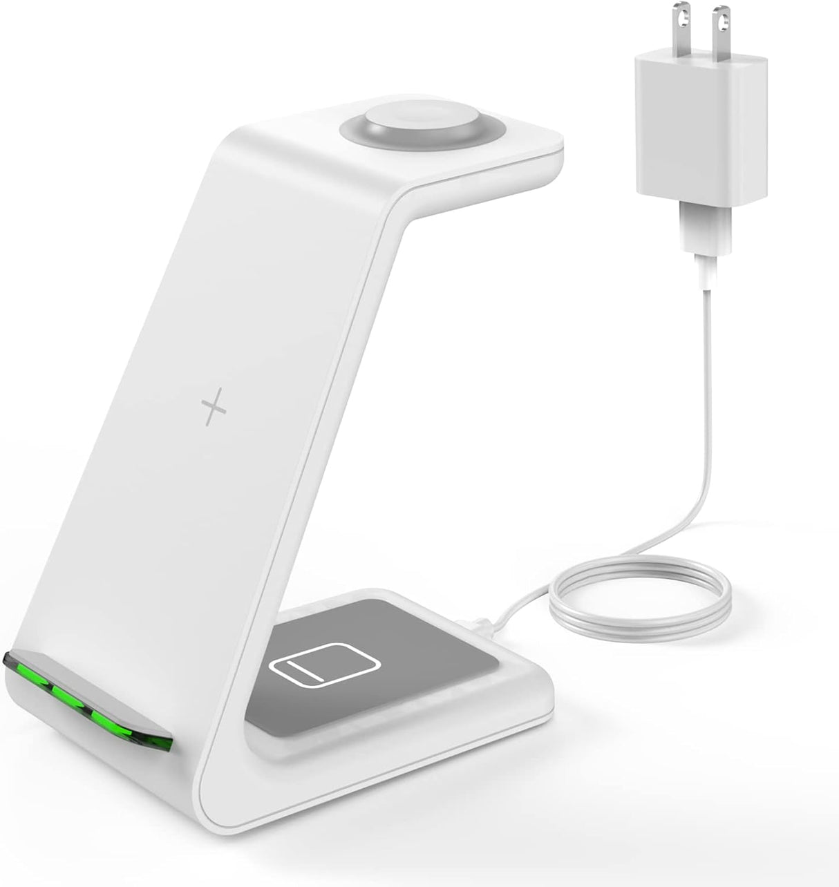 Cargador o Soporte de carga inalámbrico color blanco