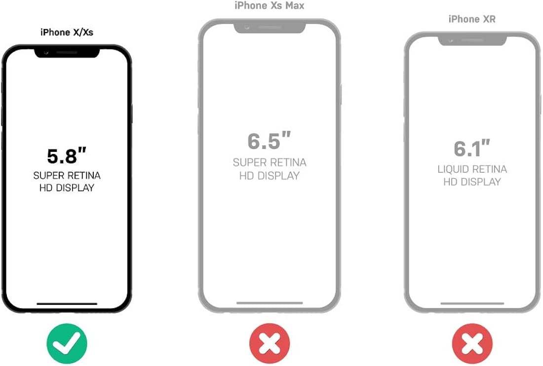 OTTERBOX SYMMETRY SERIES - Funda para iPhone Xs y iPhone X, embalaje al por menor, color negro