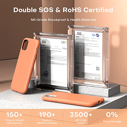 TOCOL Funda diseñada para iPhone 11 con 2 protectores