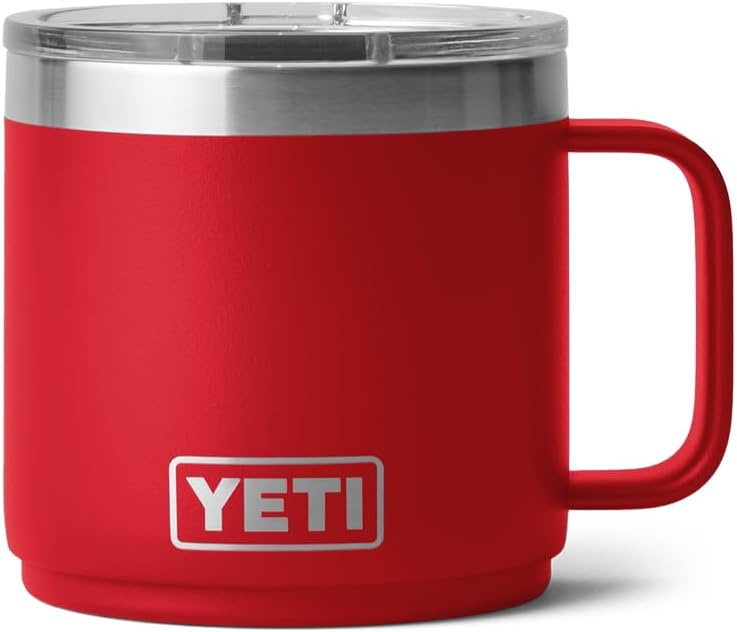 Taza apilable YETI 14 oz, acero inoxidable, aislada al vacío