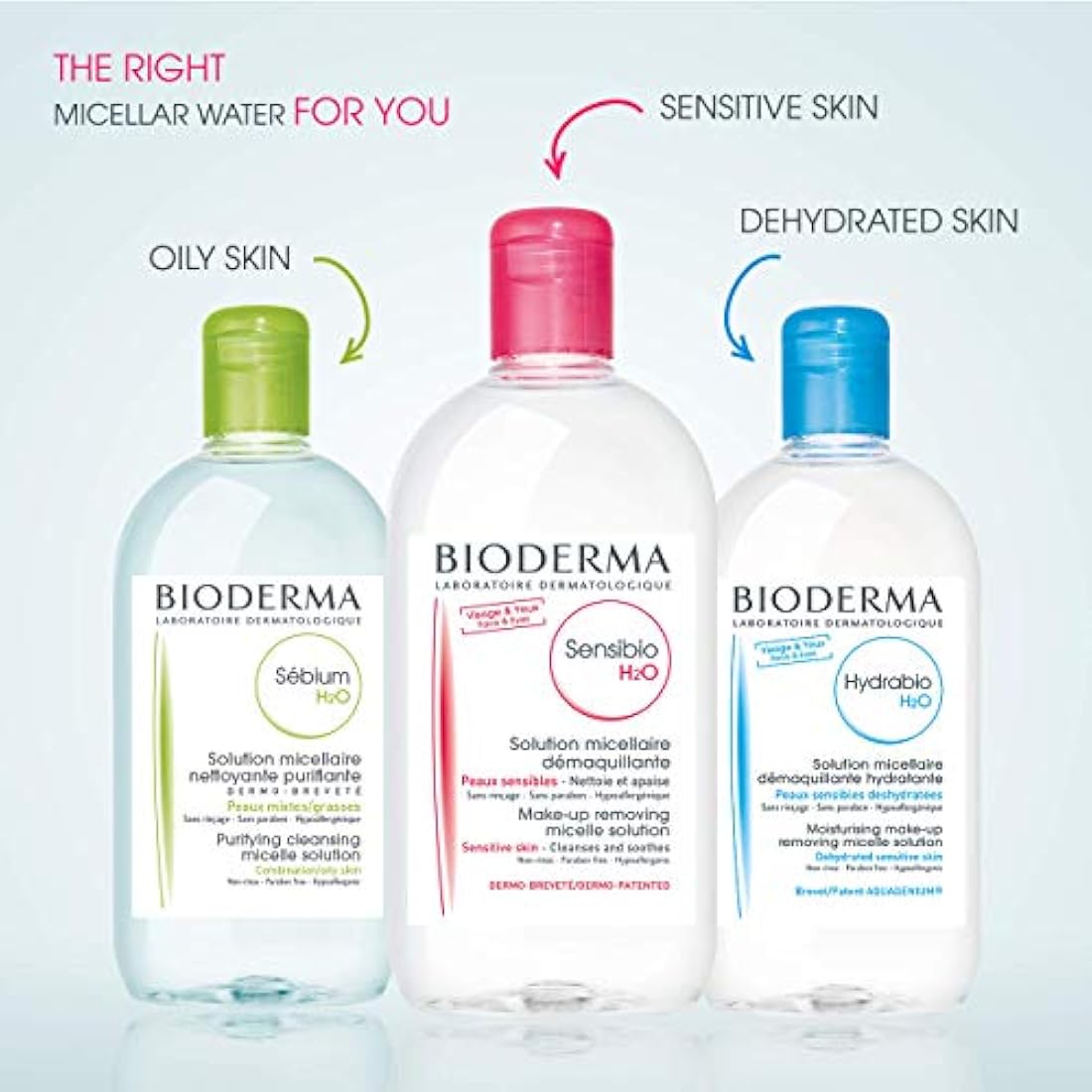 Bioderma Sensibio H2O-Limpieza y Eliminación de Maquillaje