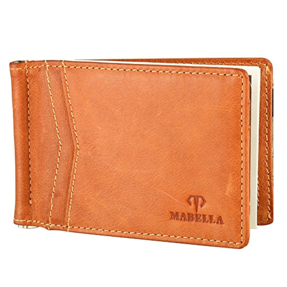 RFID bloqueo delgado minimalista delgado Bifold billetera