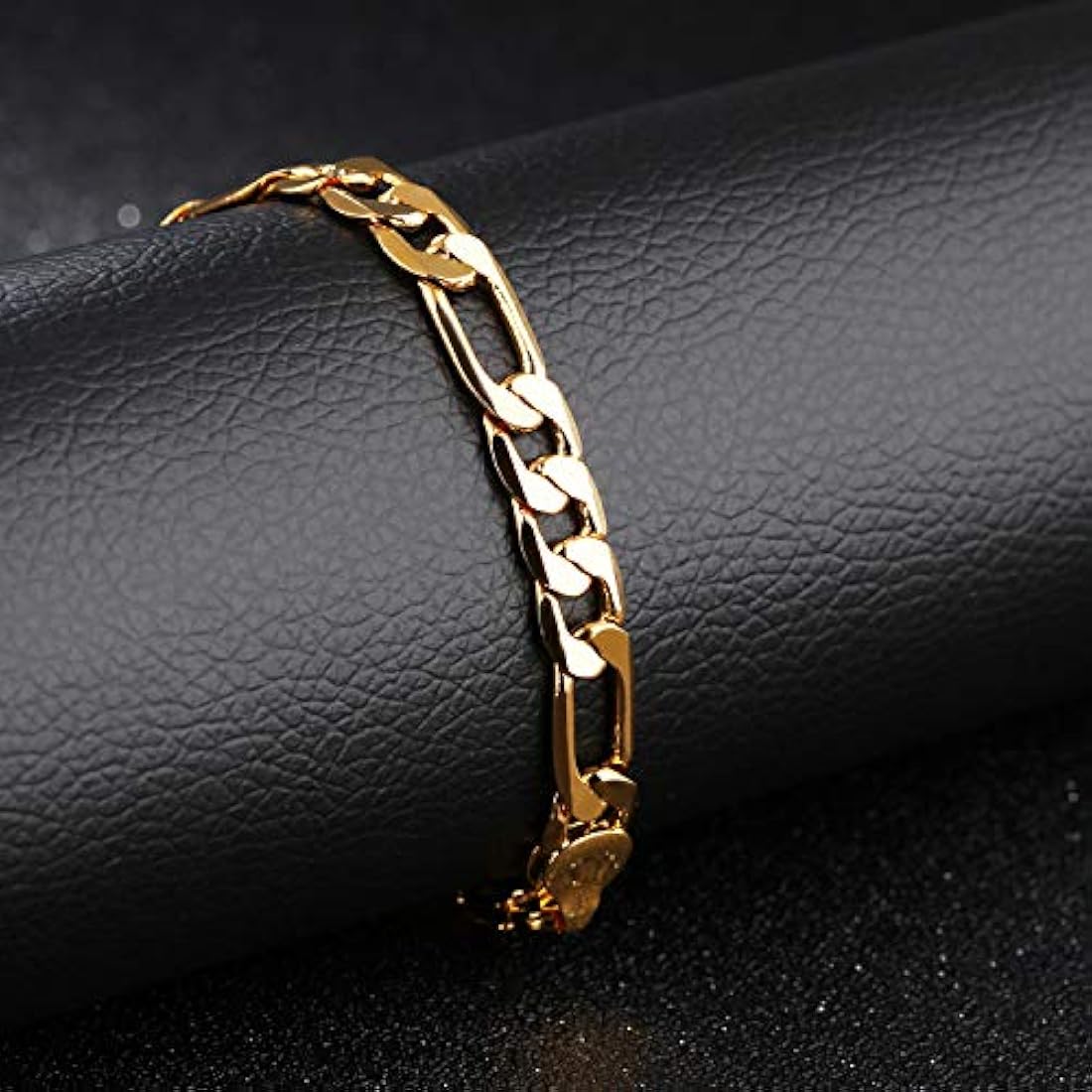 Pulsera de oro personalizable para hombre