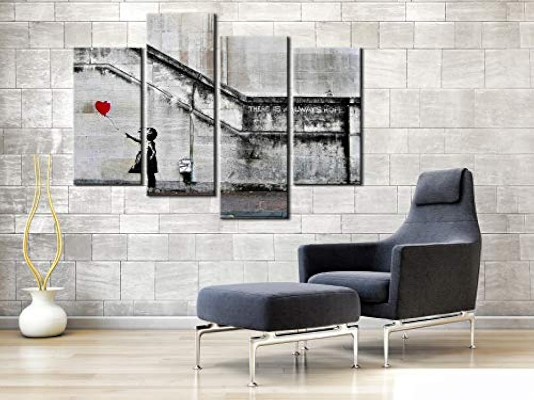 Lienzo decorativo con 4 paneles Pyradecor