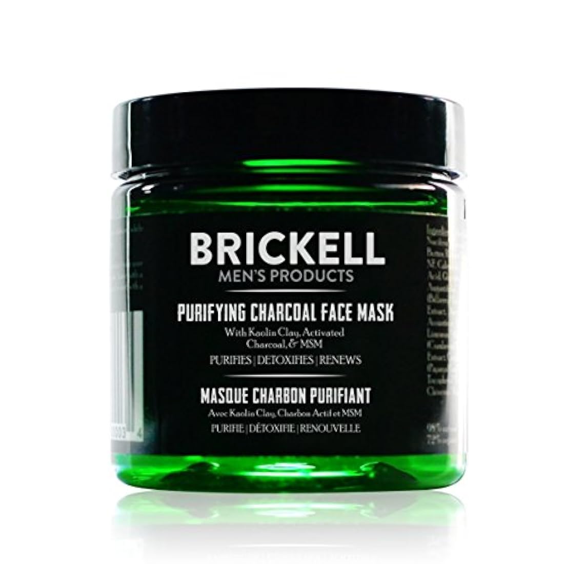 Brickell Hombres Carbón Purificación de Mascarilla Natural