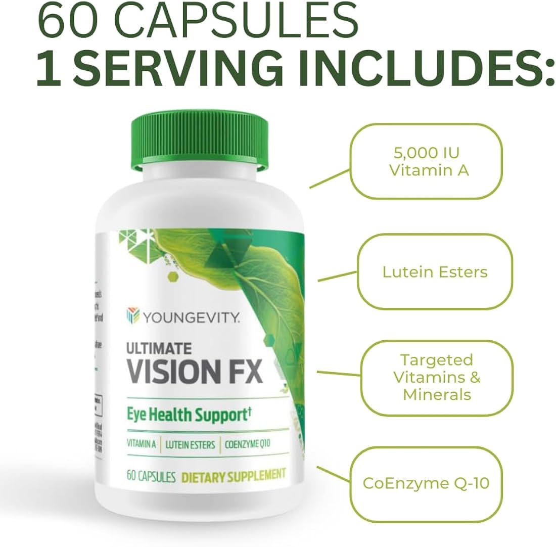 Suplementos Ultimate Vision FX - 60 cápsulas paquete de 1