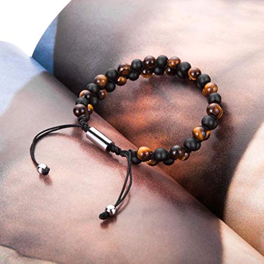 MuPulsera de aceite esencial Pulsera de cuentas ajustables