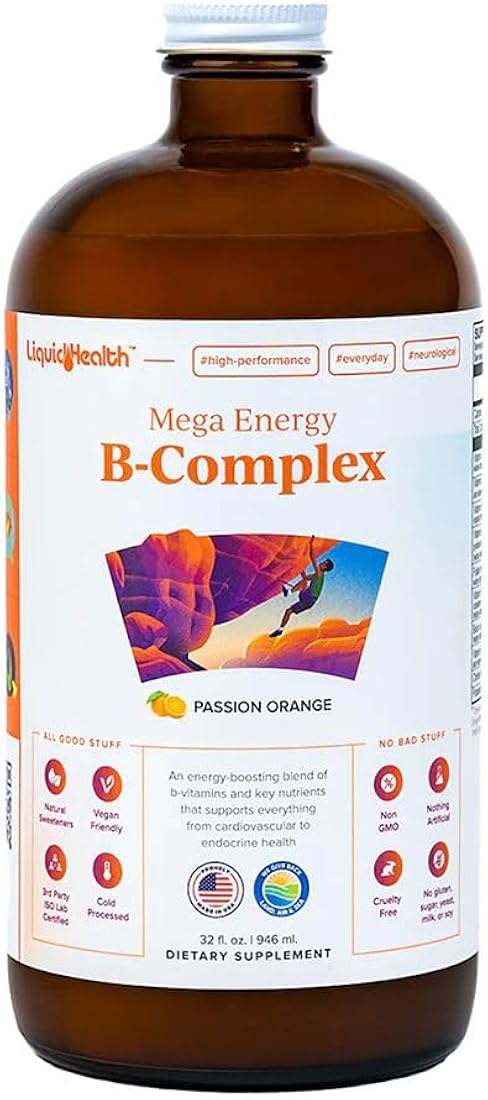 LIQUIDHEALTH Multivitamínico líquido complejo de vitamina B