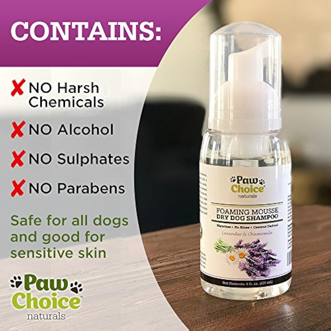 Champú Sin agua Sin enjuague