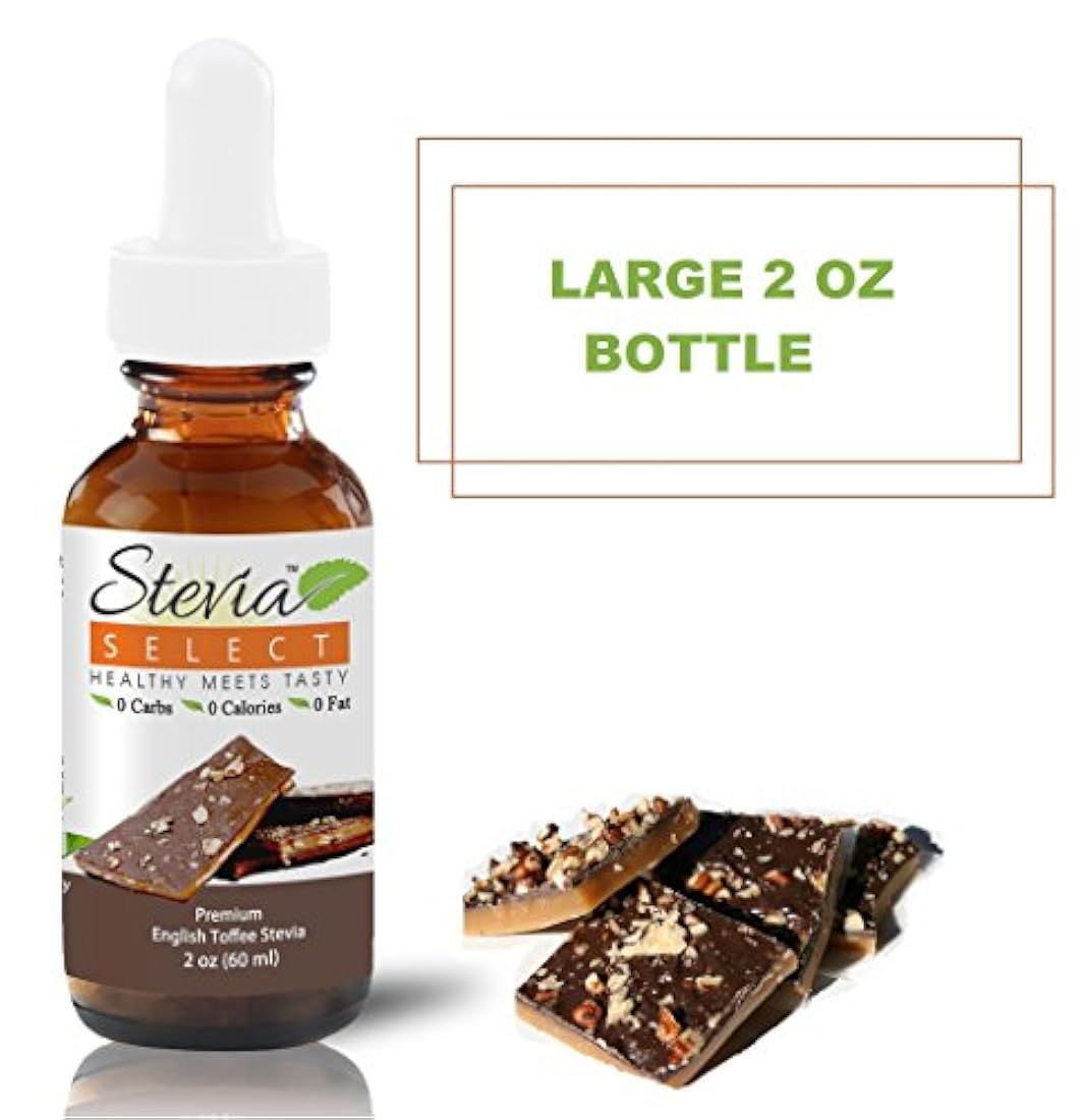 Stevia drops-english Toffee Stevia Select Stevia Sabor