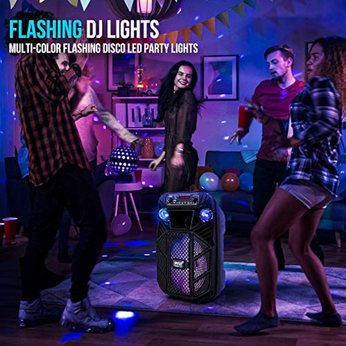 Parlantes Sistema de altavoces portátil con Bluetooth 300V PPHP838B