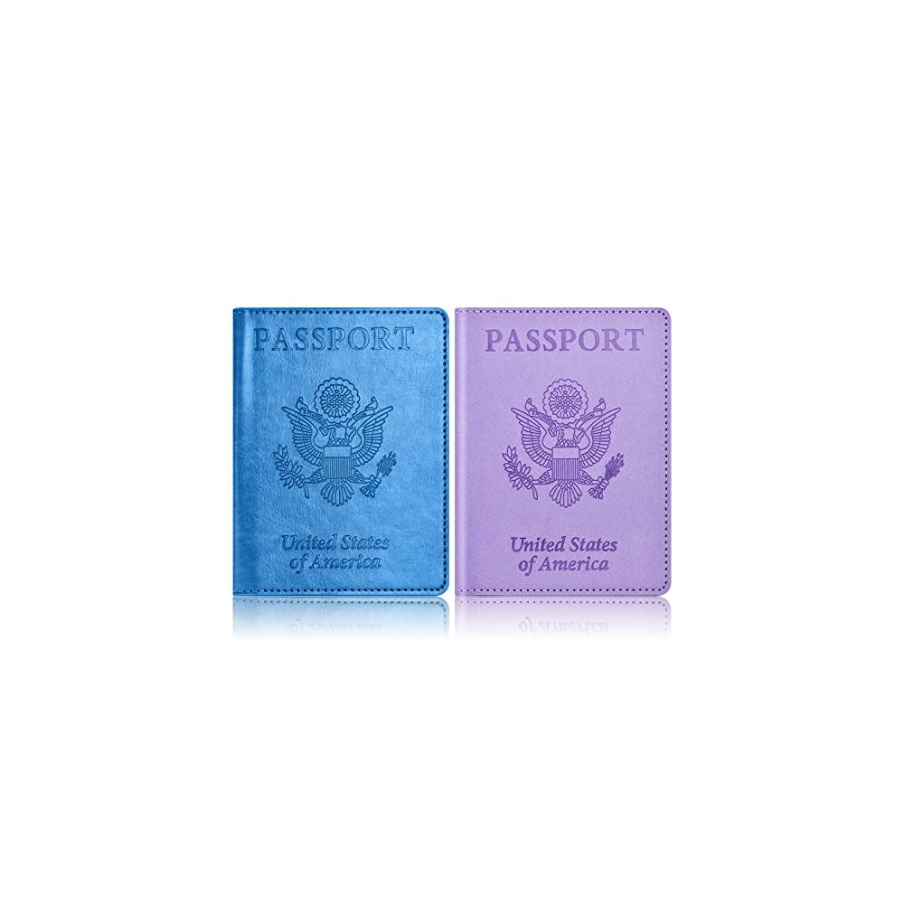 Porta Documentos y Tarjetas Soporte para pasaporte lila