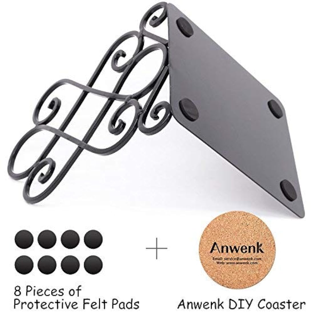 sujetalibros clásico con almohadillas