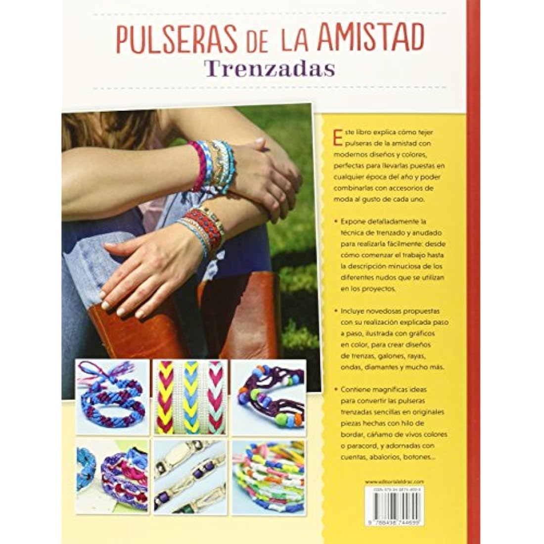 libro de Pulseras de la amistad trenzadas