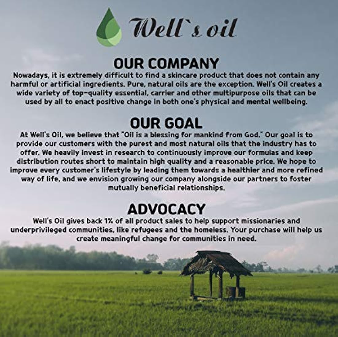 Aceite de barba de Well's de 1.0 fl oz, aceite de barba de crecimiento Mega, ingredientes 100% naturales, regalo perfecto para hombres, limpia el barro, evita el descamación, la sequedad y la picazón.