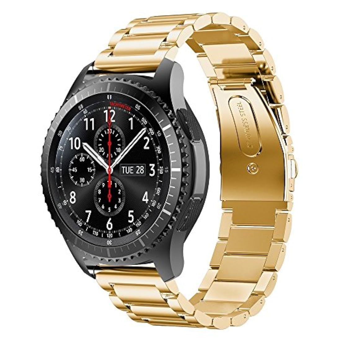 Omter Smartwatch de pulsera de acero inoxidable Samsung Gear