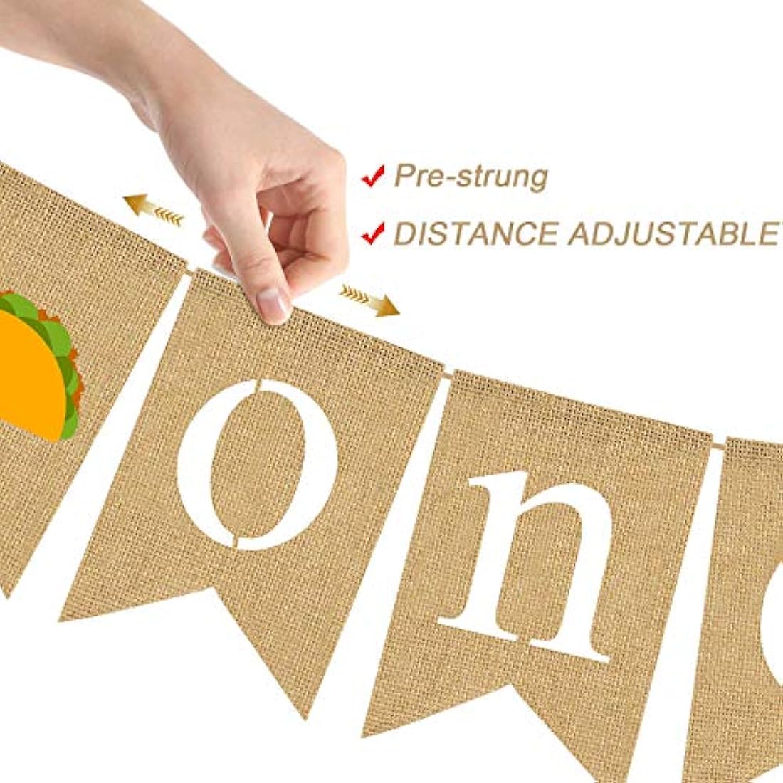 Banner de yute mexicano para silla alta
