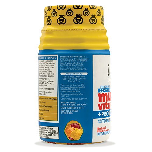 Gomitas probióticas multivitamínicas completas para niños