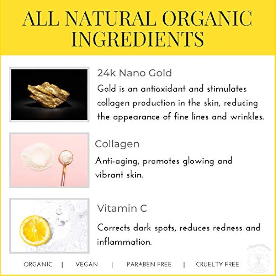 Máscara facial Gold - Máscara facial de hidrogel premium