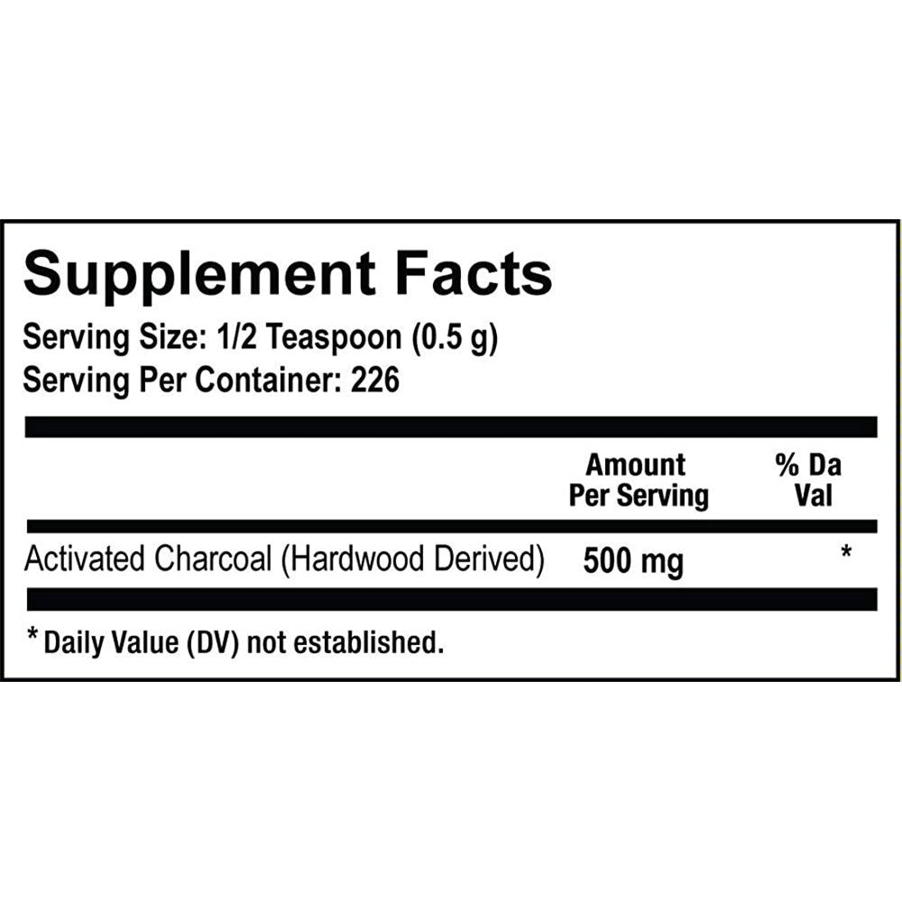 Suplementos Alimenticios Polvo de carbón activado virgen