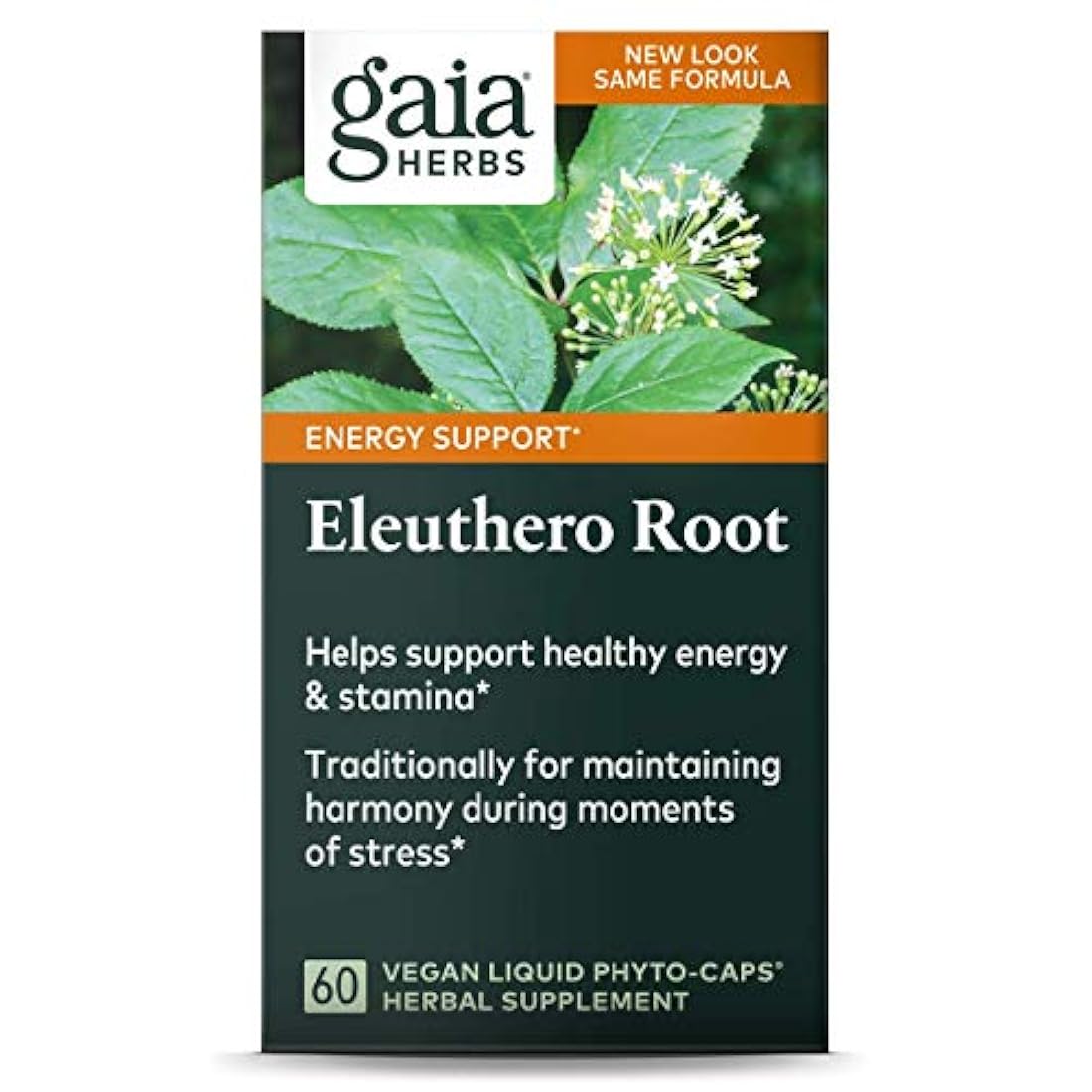 Gais Herbs Eleuthero Raíz Vegan Liquid Cápsulas 1