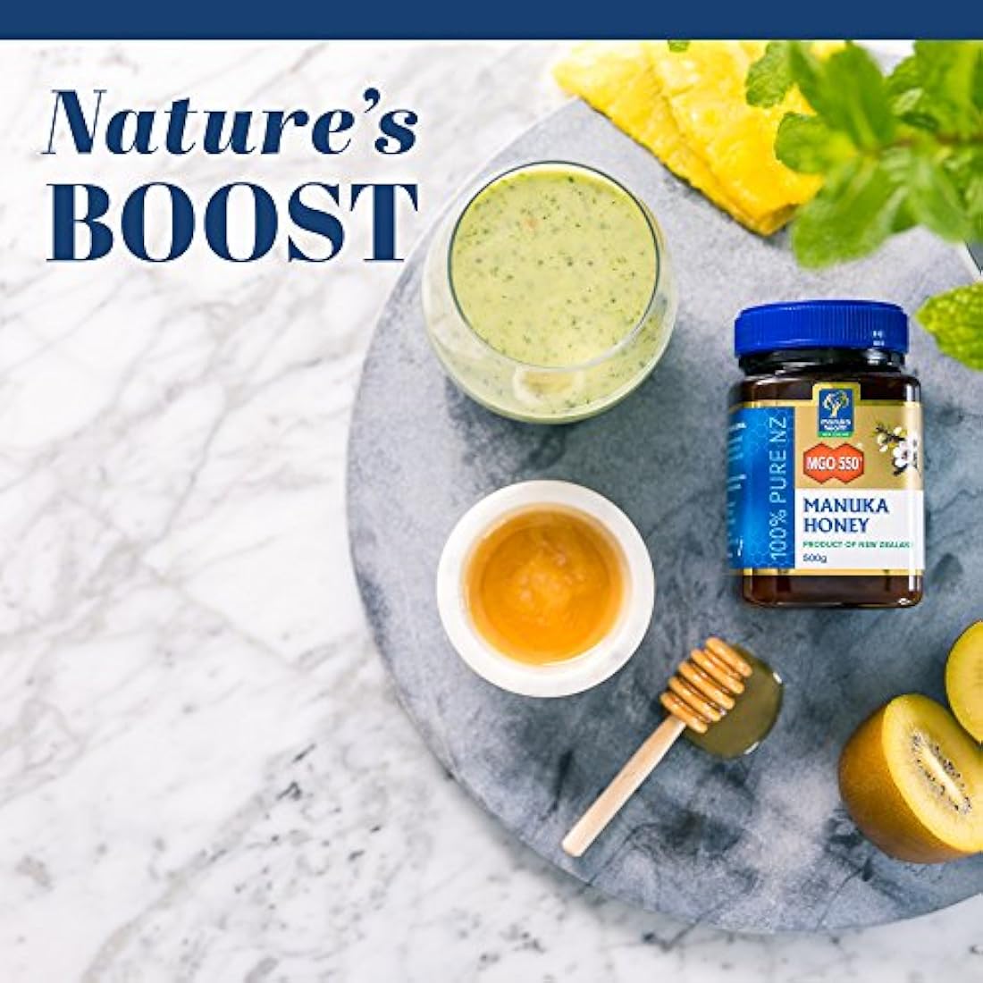 Manuka Health MGO 550 miel de Manuka,100% miel pura de Nueva