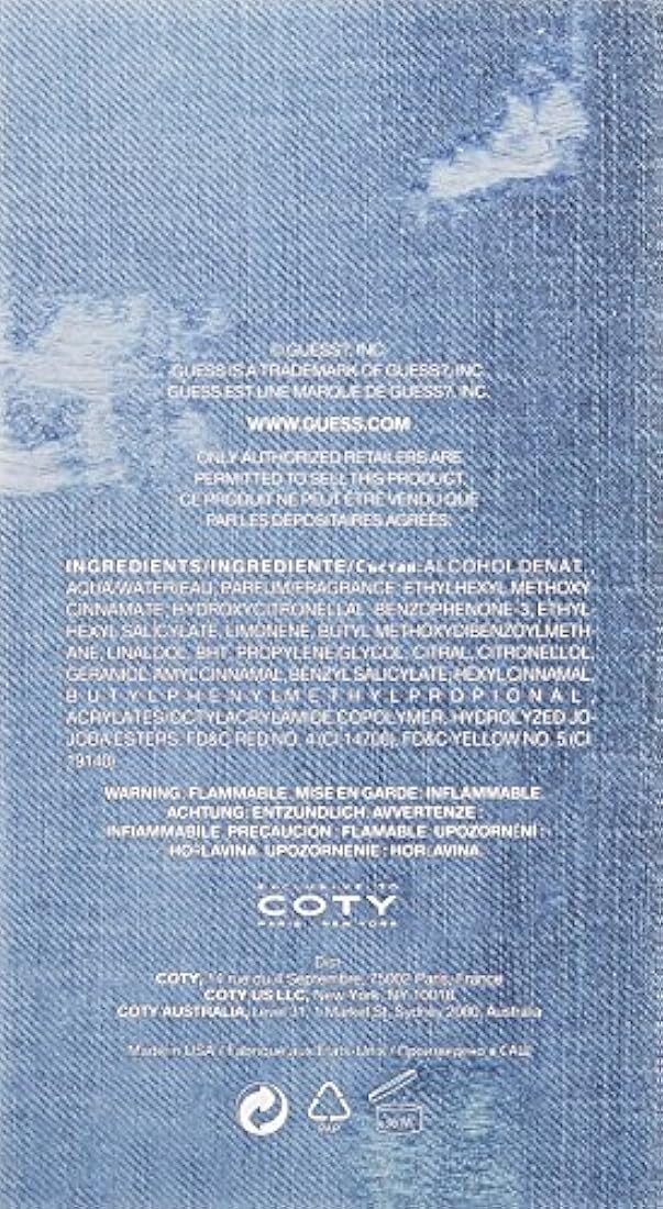 GUESS - Eau de Toilette para mujer, 3.4 onzas,Sin color