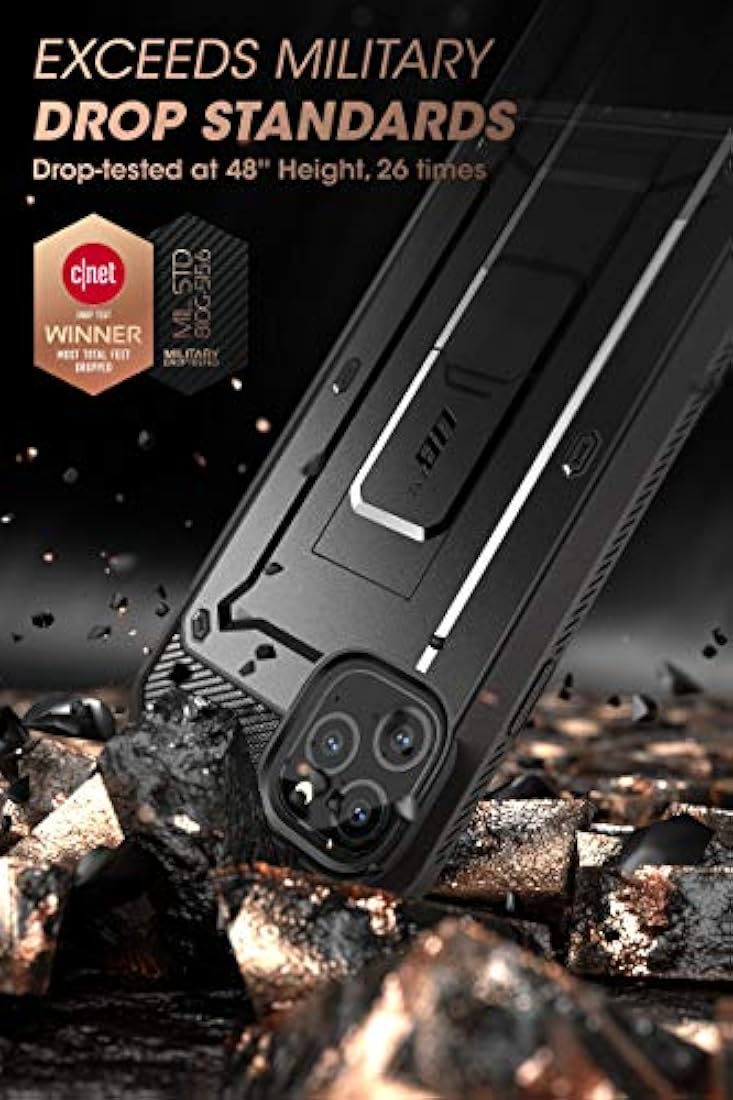 SUPCASE Unicorn Beetle Pro- Carcasa para iPhone Negro