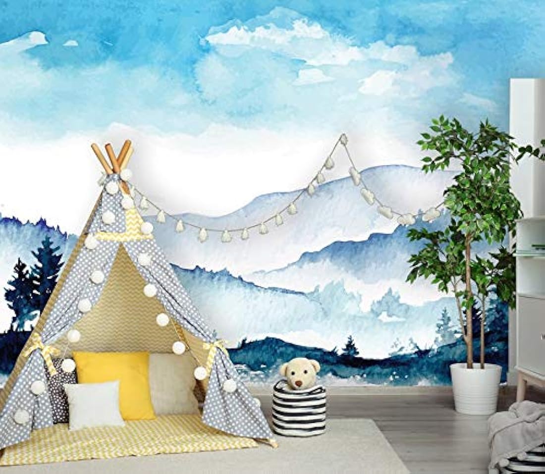 Mural de Papel pintado autoadhesivo acuarela