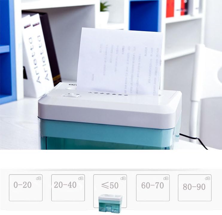 Mini Trituradora de Papel Micro Corte, Eléctrica, Portátil