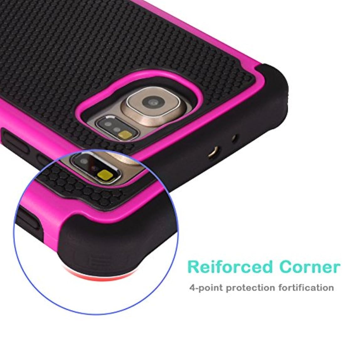 Funda para telefonos Galaxy S6 a prueba de golpes