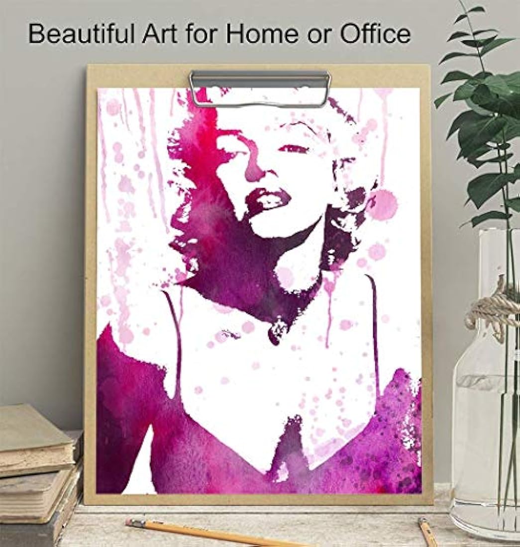 Marilyn Monroe Watercolour Wall Art Print