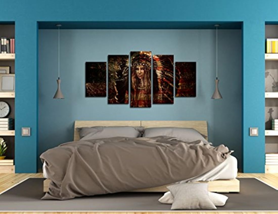 VVOVV – 5 piezas lienzo impresiones estrellas y rayas