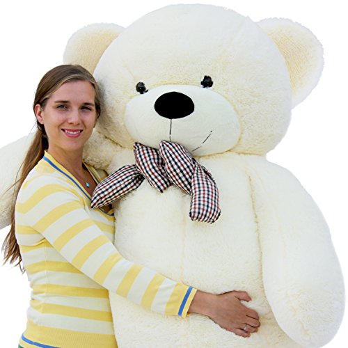 Oso gigante de peluche 78 de 6.5 pies color Blanco