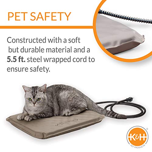 K&H Pet Products Lectro-Soft - Cama para mascotas con calefacción al aire libre
