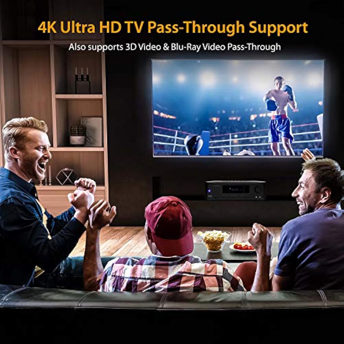 Amplificador estéreo Bluetooth de alta fidelidad