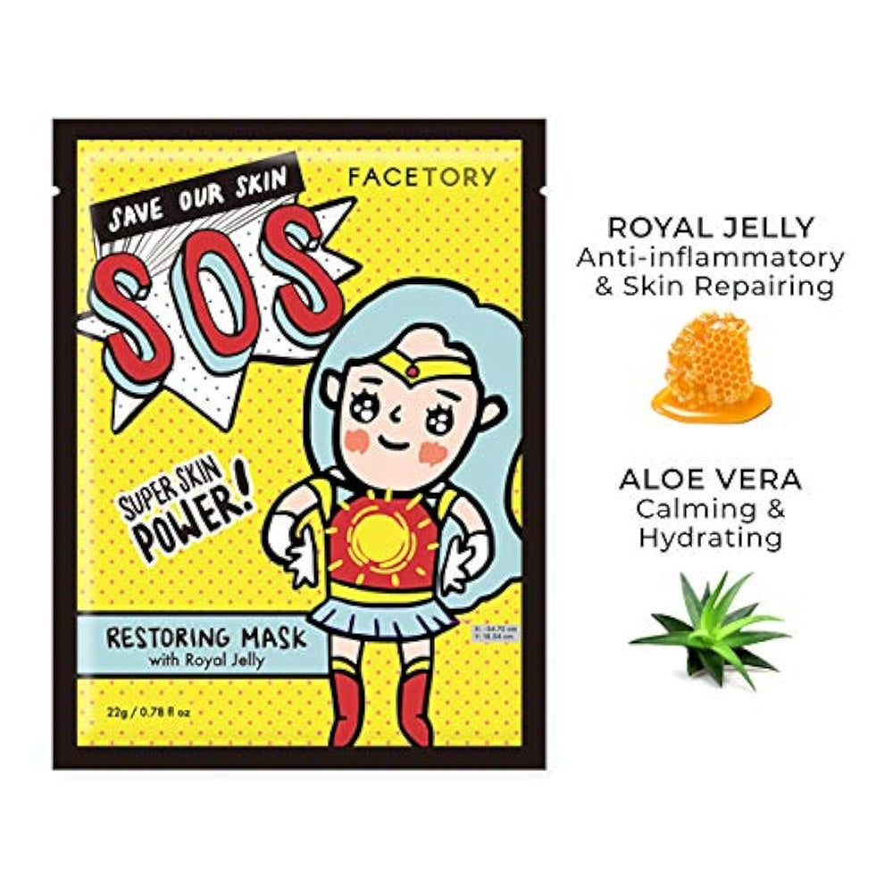 Mascarilla facial- Hidrata, Ilumina, Calma, Revitaliza.