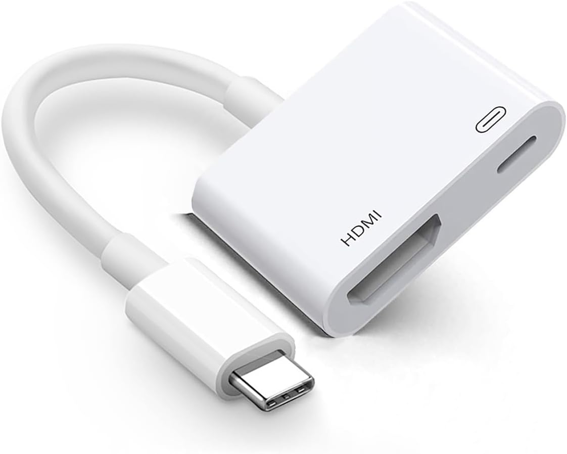 Adaptador USB C a HDMI 4K 60Hz MFi para iPhone 15/16 y más